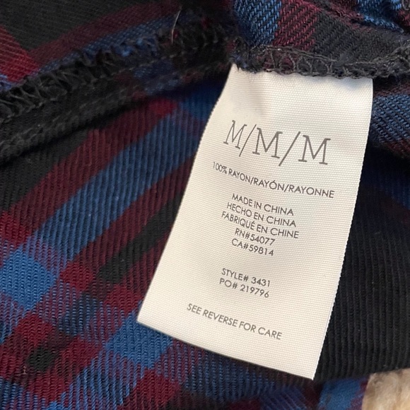 CAbi #3431 Plaid Ruffled Peplum Button Down Shirt - Picture 7 of 10